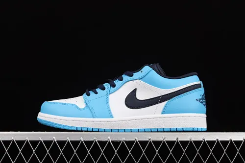 All categories Air Jordan Jordan series basketball shoes Air Jordan 1 Low G version pure original Air Jordan 1 Low AJ1 Joe 1 North Carolina blue low-top cultural and leisure sports sneakers 553558-144